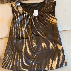 Tahari Silky sleeveless shell